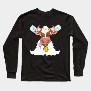 Mad Cow Milk Long Sleeve T-Shirt